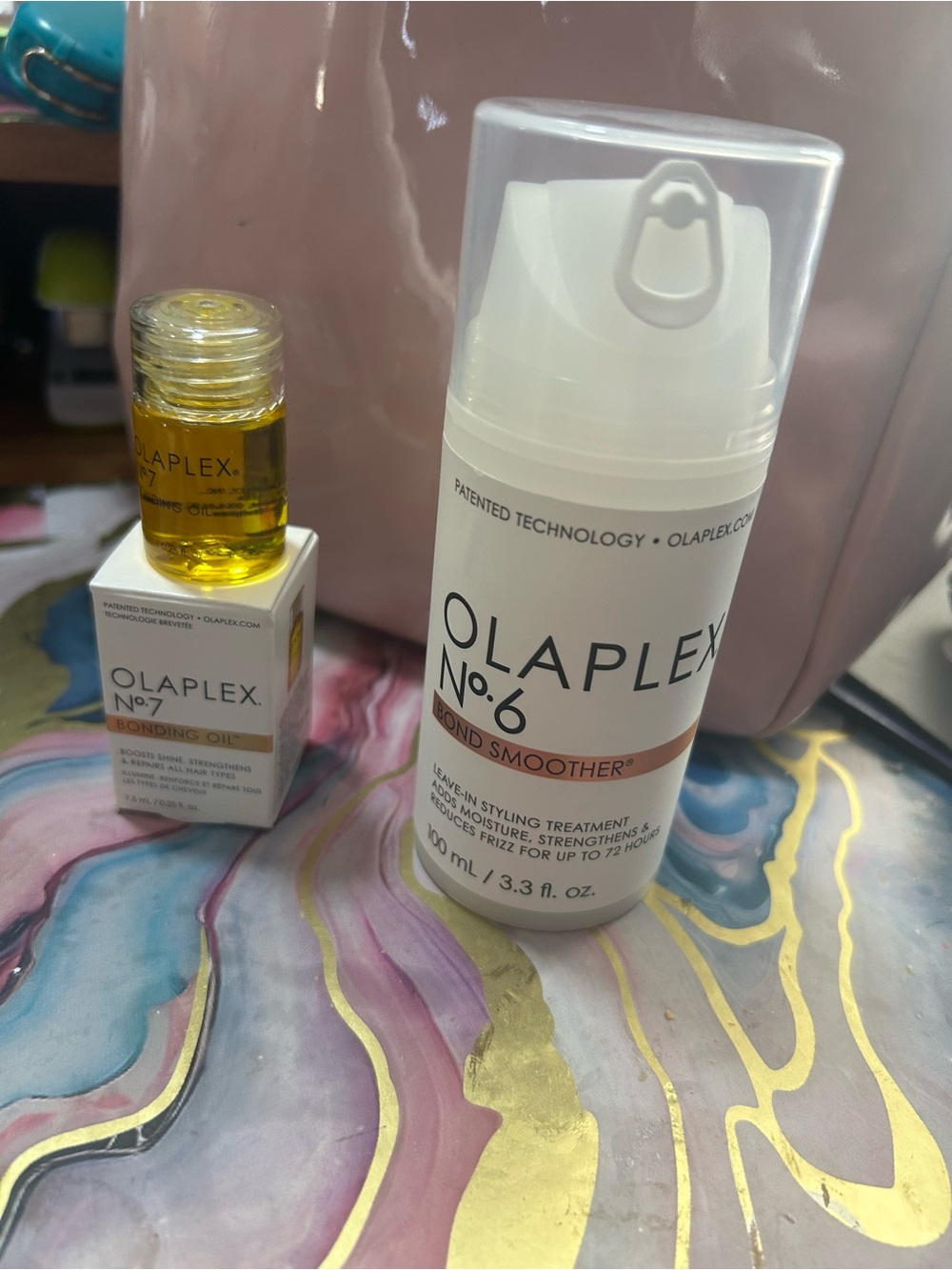 OLAPLEX No.6 Bond Smoother White and Gold Accented Bottle
